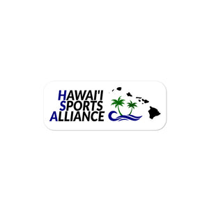 Hawaii Sports Alliance Bubble-free stickers