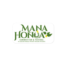 Load image into Gallery viewer, MANA HONUA Bubble-free stickers Logo Green
