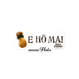 Bubble-free stickers for "mana Hula"