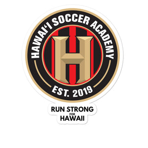 Bubble-free stickers Hawaii Soccer Academy