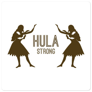 Bubble-free stickers HULA STRONG Girl 02