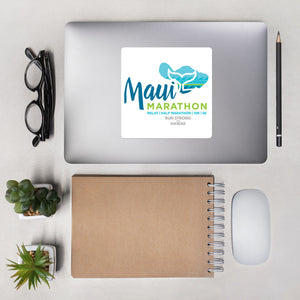Bubble-free stickers Maui Marathon