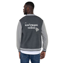 Load image into Gallery viewer, Men&#39;s Letterman Jacket RUN STRONG FOR HAWAII
