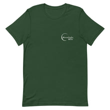 Load image into Gallery viewer, Short-Sleeve Unisex T-Shirt Moonlight Mele Logo White
