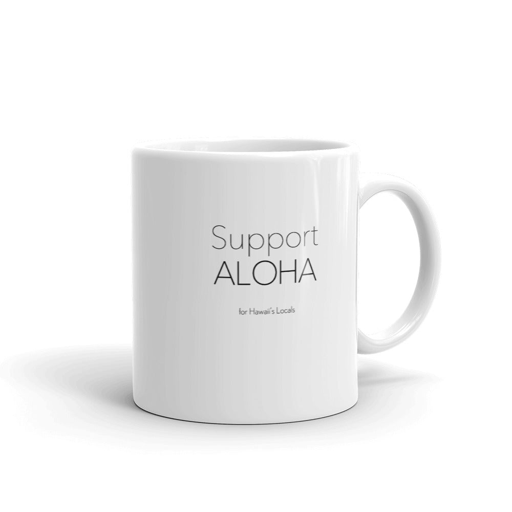 Mug #SUPPORT ALOHA Series Mono