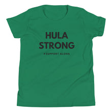 Load image into Gallery viewer, Youth Short Sleeve T-Shirt HULA STRONG Logo Black
