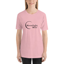 Load image into Gallery viewer, Short-Sleeve Unisex T-Shirt Moonlight Mele Logo Black

