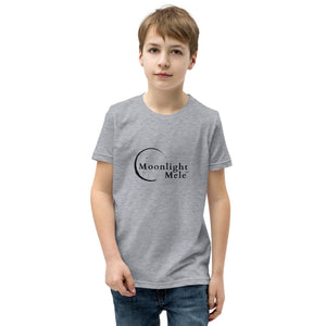 Youth Short Sleeve T-Shirt Moonlight Mele Logo Black