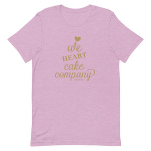 Short-Sleeve Unisex T-Shirt We Heart cake Company