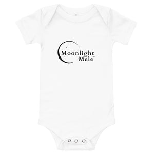 Baby Bodysuits Moonlight Mele Logo Black