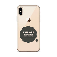Load image into Gallery viewer, iPhone Case #WE ARE ALOHA Series Cloud Black
