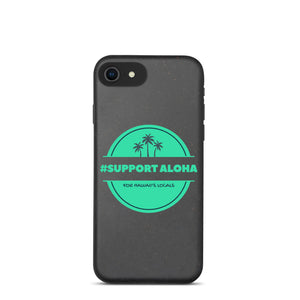 Biodegradable phone case #SUPPORT ALOHA Series Palm Tree