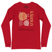 Load image into Gallery viewer, Unisex Long Sleeve Tee KAHOLO Front &amp; Back printing
