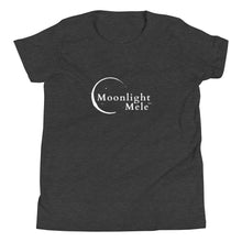 Load image into Gallery viewer, Youth Short Sleeve T-Shirt Moonlight Mele Logo White
