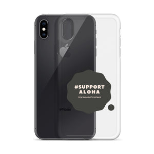 iPhone Case #SUPPORT ALOHA Series Cloud Black