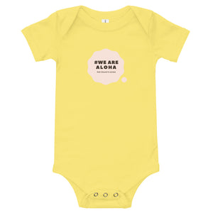 Baby Bodysuits #WE ARE ALOHA Series Cloud Pink