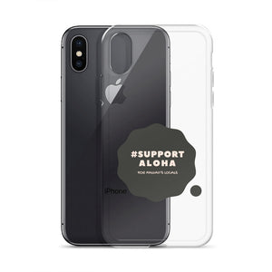 iPhone Case #SUPPORT ALOHA Series Cloud Black