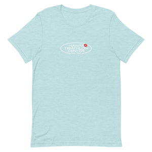 Short-Sleeve Unisex T-Shirt Hawaii Triathlon Center Logo White