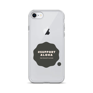 iPhone Case #SUPPORT ALOHA Series Cloud Black