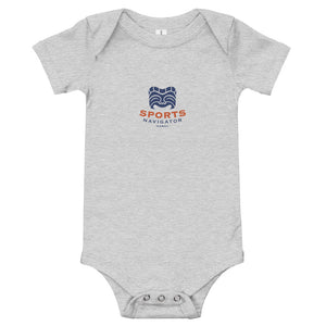 Baby Bodysuits SPONAVIHAWAII Logo Blue