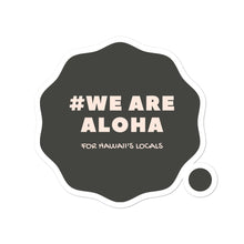 Load image into Gallery viewer, Bubble-free stickers #WE ARE ALOHA Series Cloud Black
