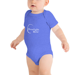 Baby Bodysuits Moonlight Mele Logo White