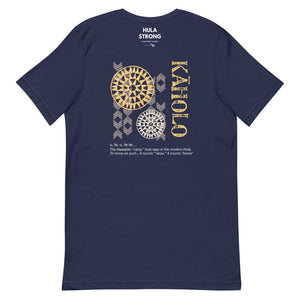 Short-Sleeve Unisex T-Shirt KAHOLO Front & Back printing Logo White
