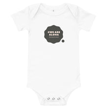 Load image into Gallery viewer, Baby Bodysuits #WE ARE ALOHA Series Cloud Black
