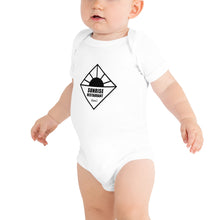 Load image into Gallery viewer, Baby Bodysuits SUNRISE Restaurant Hawaii Logo Black
