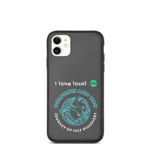 Biodegradable phone case Dolphins and You