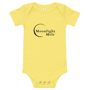 Baby Bodysuits Moonlight Mele Logo Black