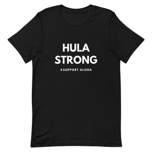 Short-Sleeve Unisex T-Shirt HULA STRONG Logo White