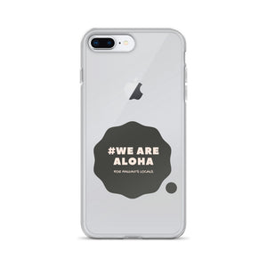iPhone Case #WE ARE ALOHA Series Cloud Black