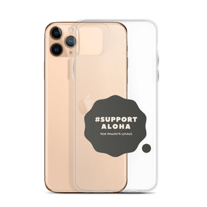 iPhone Case #SUPPORT ALOHA Series Cloud Black