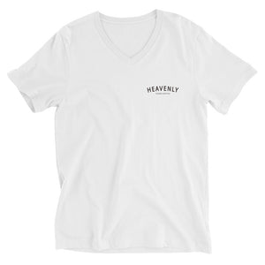 Unisex Short Sleeve V-Neck T-Shirt HEAVENLY