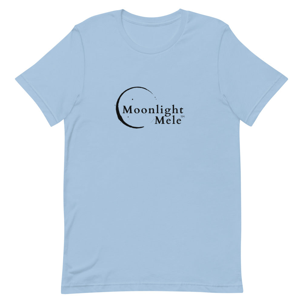 Short-Sleeve Unisex T-Shirt Moonlight Mele Logo Black