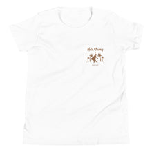 Load image into Gallery viewer, Youth Short Sleeve T-Shirt HULA STRONG Girl Logo Brown
