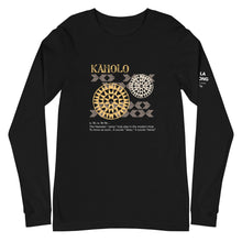 Load image into Gallery viewer, Unisex Long Sleeve Tee KAHOLO Front &amp; Shoulder printing Logo White
