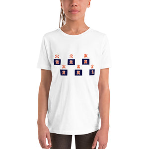 Youth Short Sleeve T-Shirt UWEHE Front & Back printing