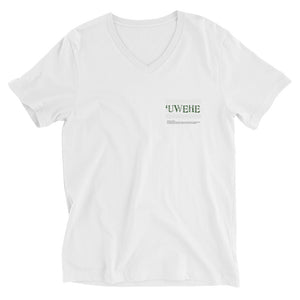Unisex Short Sleeve V-Neck T-Shirt UWEHE