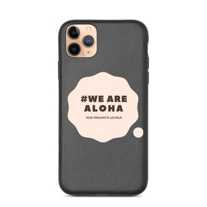 Biodegradable phone case #WE ARE ALOHA Series Cloud Pink