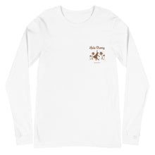 Load image into Gallery viewer, Unisex Long Sleeve Tee HULA STRONG Girl Logo Brown
