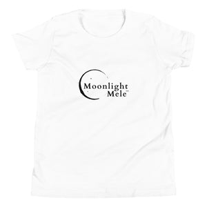 Youth Short Sleeve T-Shirt Moonlight Mele Logo Black