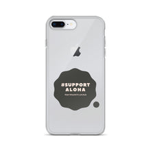 Load image into Gallery viewer, iPhone Case #SUPPORT ALOHA Series Cloud Black
