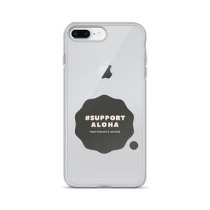 iPhone Case #SUPPORT ALOHA Series Cloud Black