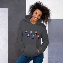 Load image into Gallery viewer, Unisex Hoodie UWEHE Front &amp; Back printing Logo White
