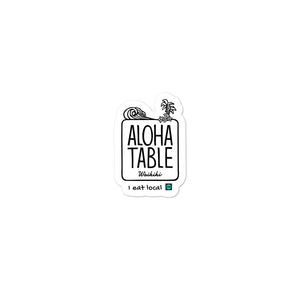 Bubble-free stickers ALOHA TABLE