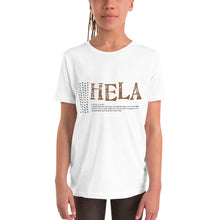Load image into Gallery viewer, Youth Short Sleeve T-Shirt HELA

