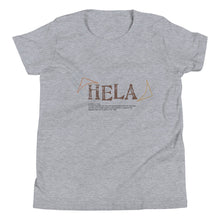 Load image into Gallery viewer, Youth Short Sleeve T-Shirt HELA Front &amp; Back printing
