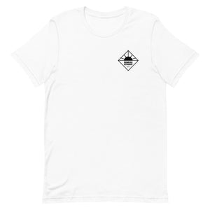 Short-Sleeve Unisex T-Shirt SUNRISE Restaurant Hawaii Logo Black